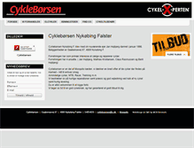 Tablet Screenshot of cykleboersen.dk